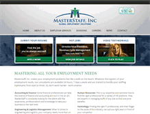 Tablet Screenshot of masterstaffemployment.com